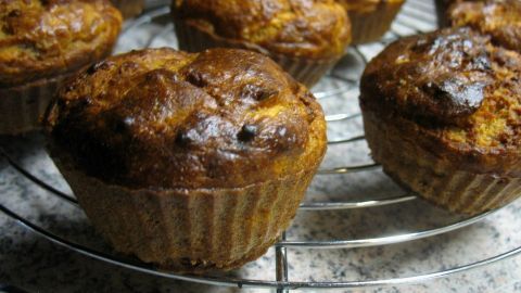 Süßkartoffel-Bananen-Muffins