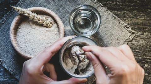 Sauerteig haltbar machen