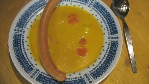 Karotten-Curry-Suppe mit Kokosmilch