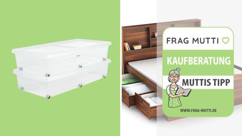 Unterbettbox Test & Vergleich: 6 günstige Empfehlungen