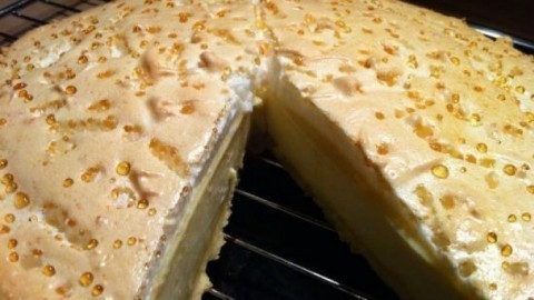 Goldtröpfchen Torte - Käsekuchen - Tränchenkuchen