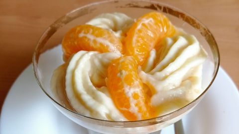 Mandarinen-Sahne-Pudding