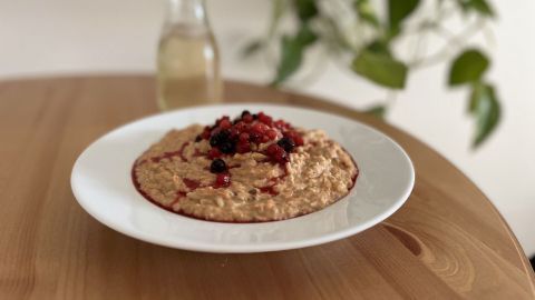 Karotten-Schoko-Porridge ohne Zucker