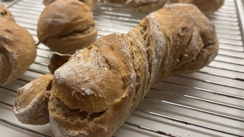 Wurzelbrot aus Roggensauerteig