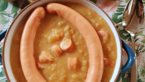 Leckere Kartoffelsuppe für kalte Wintertage