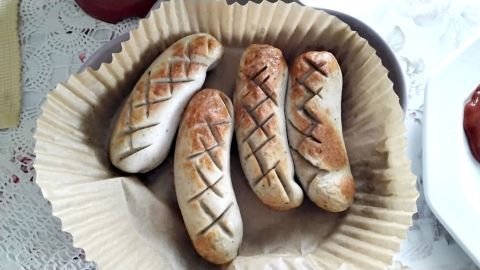 Weißwurst aus der Heißluftfritteuse