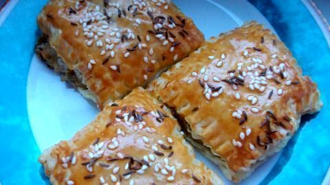 Meine asiatischen Blätterteigtaschen mit Pak Choi und Möhren Füllung haben sooo lecker geduftet.