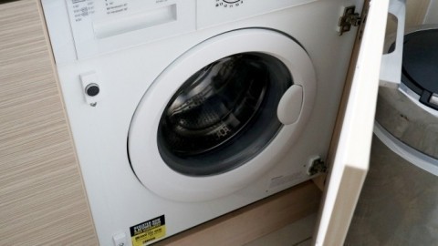 Umzug mit einer Waschmaschine