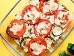 <strong>Zucchini</strong>-Tomaten-<strong>Gratin</strong> mit Feta