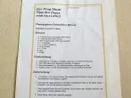 Rezepte an den Schrank kleben