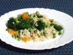 Schnelle, leichte vegane Paella (1 gro&szlig;e Portion)