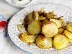 "Bratkartoffeln" mal ganz anders und sogar gesund, mit Dip