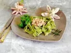 Nudeln mit Thunfisch-Sahne-Soße