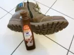 Wildlederschuhe schwärzen und in Glattleder verwandeln