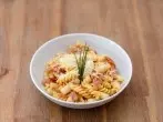 Penne mit Spargel-Carbonara