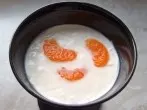 Quarkspeise mit Mandarinen