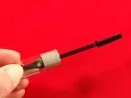 Eingetrocknete Wimperntusche
