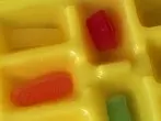Eiswürfel mit Gummibärchen