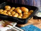 Gebackene Kartoffeln aus dem Backofen