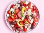 Tomaten-<strong>Thunfisch</strong>-Salat mit Schafsk&auml;se