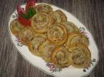 Hackschnecken mit Blätterteig
