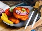 Schnitzel lecker <strong>panieren</strong>