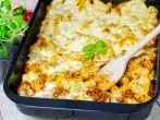 Einfaches Essen: Überbackene Nudeln Bolognese