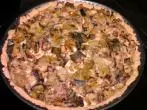 Quiche mit Lauch, Thunfisch und Schafskäse