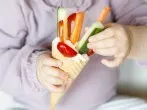Gemüse für Kinder im Eishörnchen