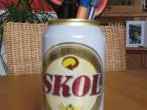 Getränkedosen als Vase / Utensilo