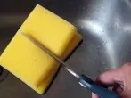 Topfschwämme halbieren