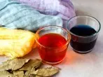 Spitze und Stoff färben: mit selbst angerührter Pflanzenfarbe