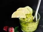 Erfrischendes Kiwi-Limonen-Sorbet für die Festtage - gut vorzubereiten