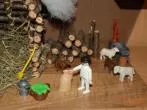 Krippe mit Kindern bauen