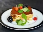 Tiramisu mit Eierlikör und Vanillepudding
