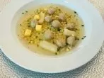 Kalbsleberklößchen als Suppeneinlage für klare Brühen