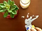 Wachs von glatten Oberflächen entfernen