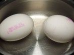 <strong>Eierkochen</strong> im Topf - kein Ansetzen von Kalk im 