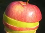 Überraschung für Apfelesser: Apfel grün-rot