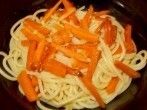 M&ouml;hrenspaghetti mit Orangen-<strong>Ingwer</strong>-Sauce