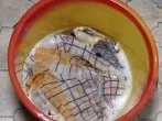 Kettenschmiere aus Wäsche entfernen