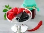 Himbeermarmelade mit Schokolade