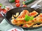 Gebratene Zucchini Schnitzel