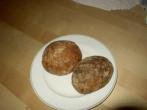 Hack im Brotteig und Brot