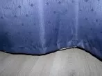 Flächenvorhang / Gardinensaum verstärken