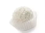 Weiße heiße Raffaello Schokolade