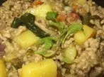 Kartoffel-Hackfleisch-Chinakohl-Eintopf naturell