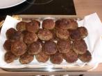 <strong>Gem&uuml;sefrikadelle</strong> (Boulette) mit frischen Zutaten