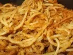 Zur Fastenzeit: Gebackene Spaghetti