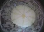 Zwiebel lässt sich gut mit Allesschneider schneiden